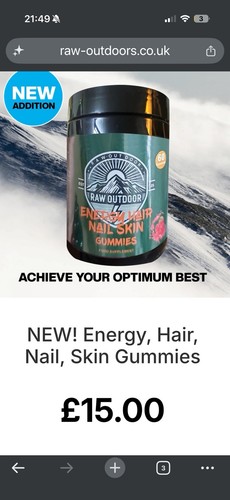 Raw outdoors nutrition - raw,