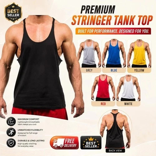 Mens gym vest - gym,