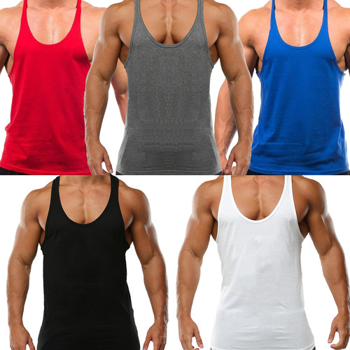 Mens gym vest - vest, racerback