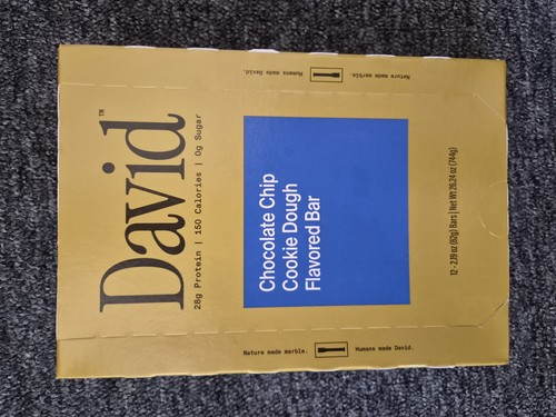 David protein chocolate chip - david,