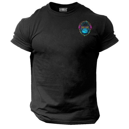 Gorilla headphones shirt - headphones,