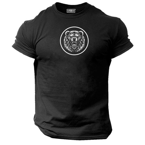 Bear shirt gym clothing - bear,
