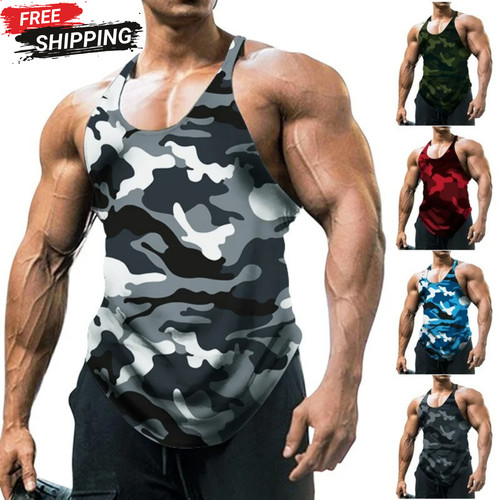 Mens gym vest racerback - mens,