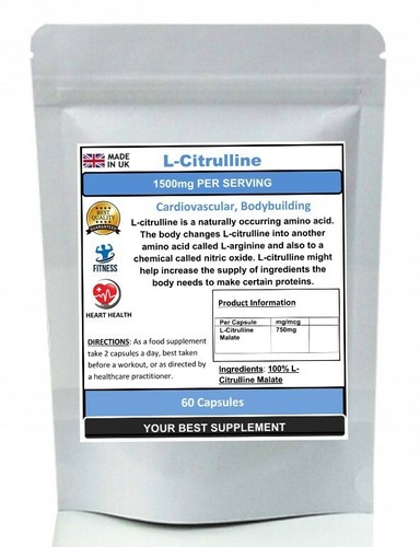 Citrulline capsules 1500mg - l-citrulline,
