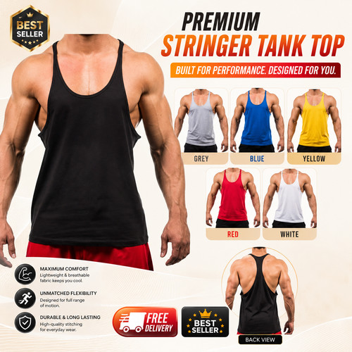 Mens gym vest racerback - vest,