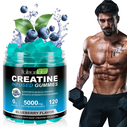 Creatine gummies 5000mg 120 - 5000mg,
