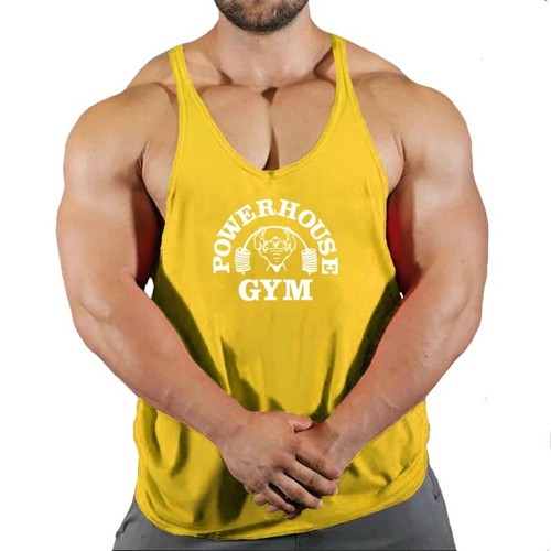 Mens gym stringer vest - mens,