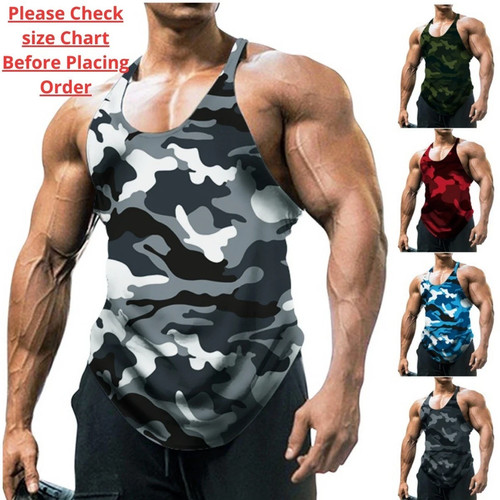 Mens gym vest - vest, racerback